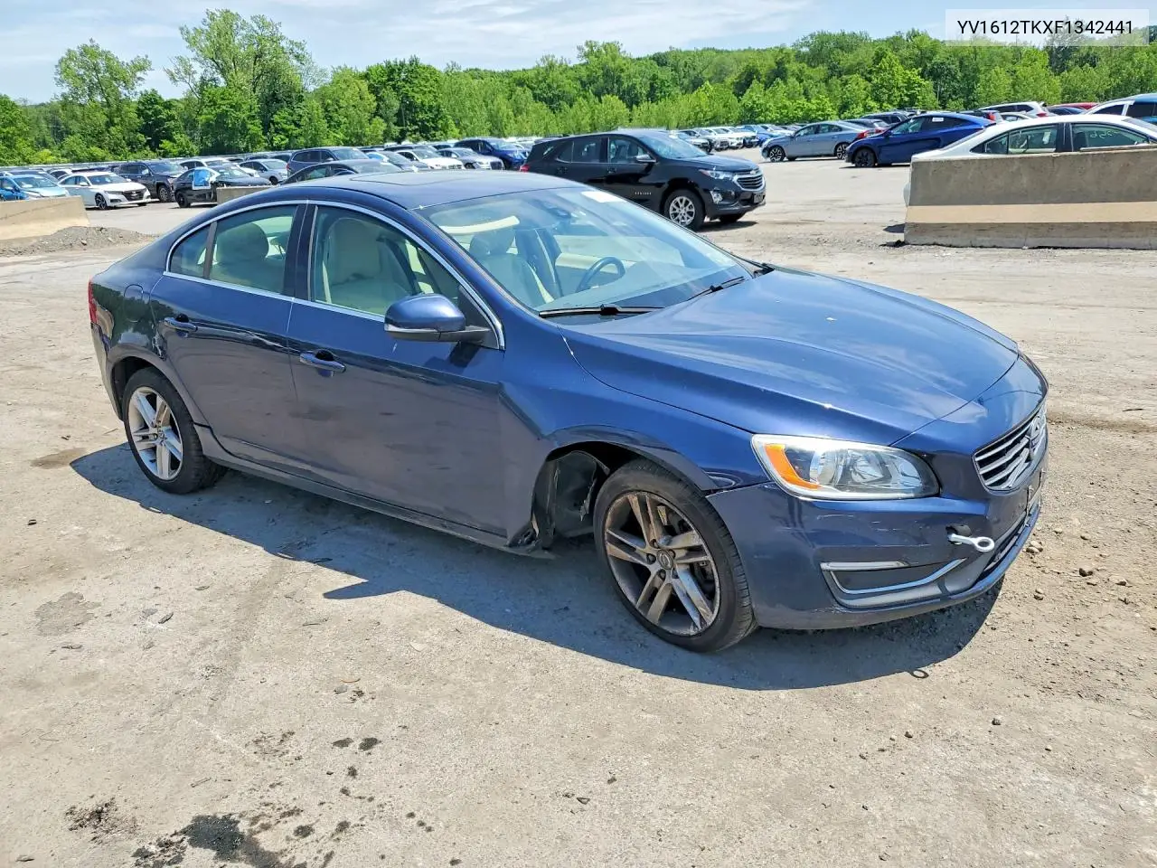 2015 Volvo S60 Premier VIN: YV1612TKXF1342441 Lot: 56672176