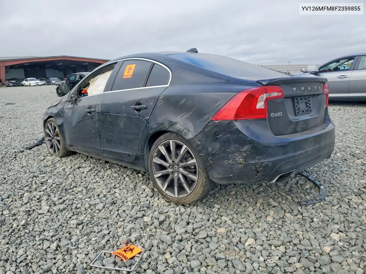 2015 Volvo S60 Platinum VIN: YV126MFM8F2359855 Lot: 57494536