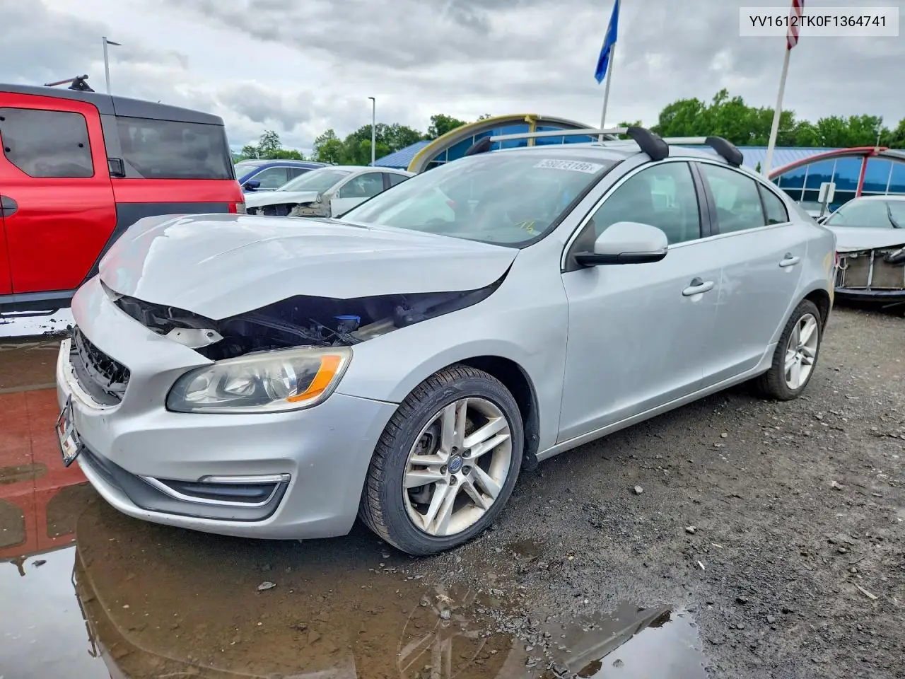 2015 Volvo S60 Premier VIN: YV1612TK0F1364741 Lot: 58073186