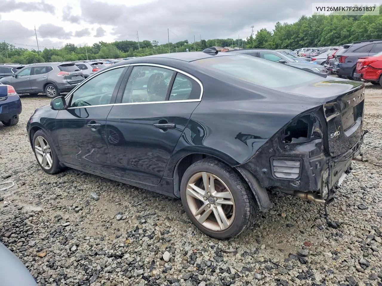2015 Volvo S60 Premier VIN: YV126MFK7F2361837 Lot: 58383686