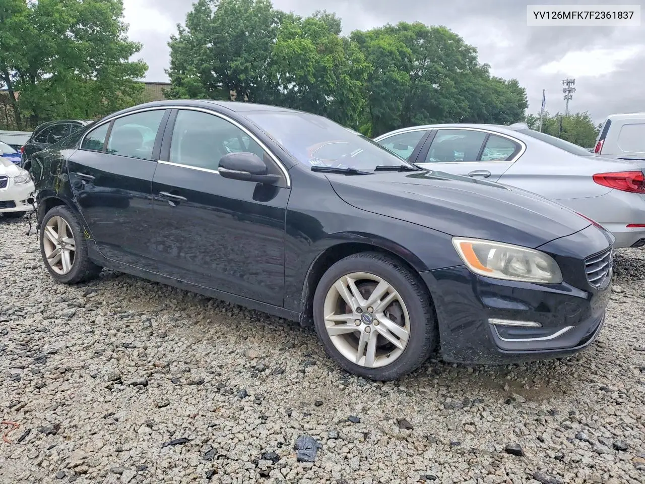 2015 Volvo S60 Premier VIN: YV126MFK7F2361837 Lot: 58383686