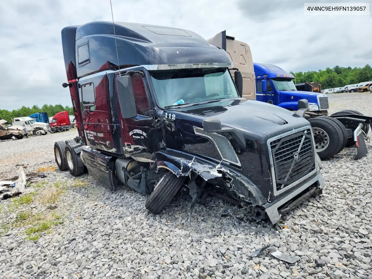 2015 Volvo Vn Vnl VIN: 4V4NC9EH9FN139057 Lot: 58621386