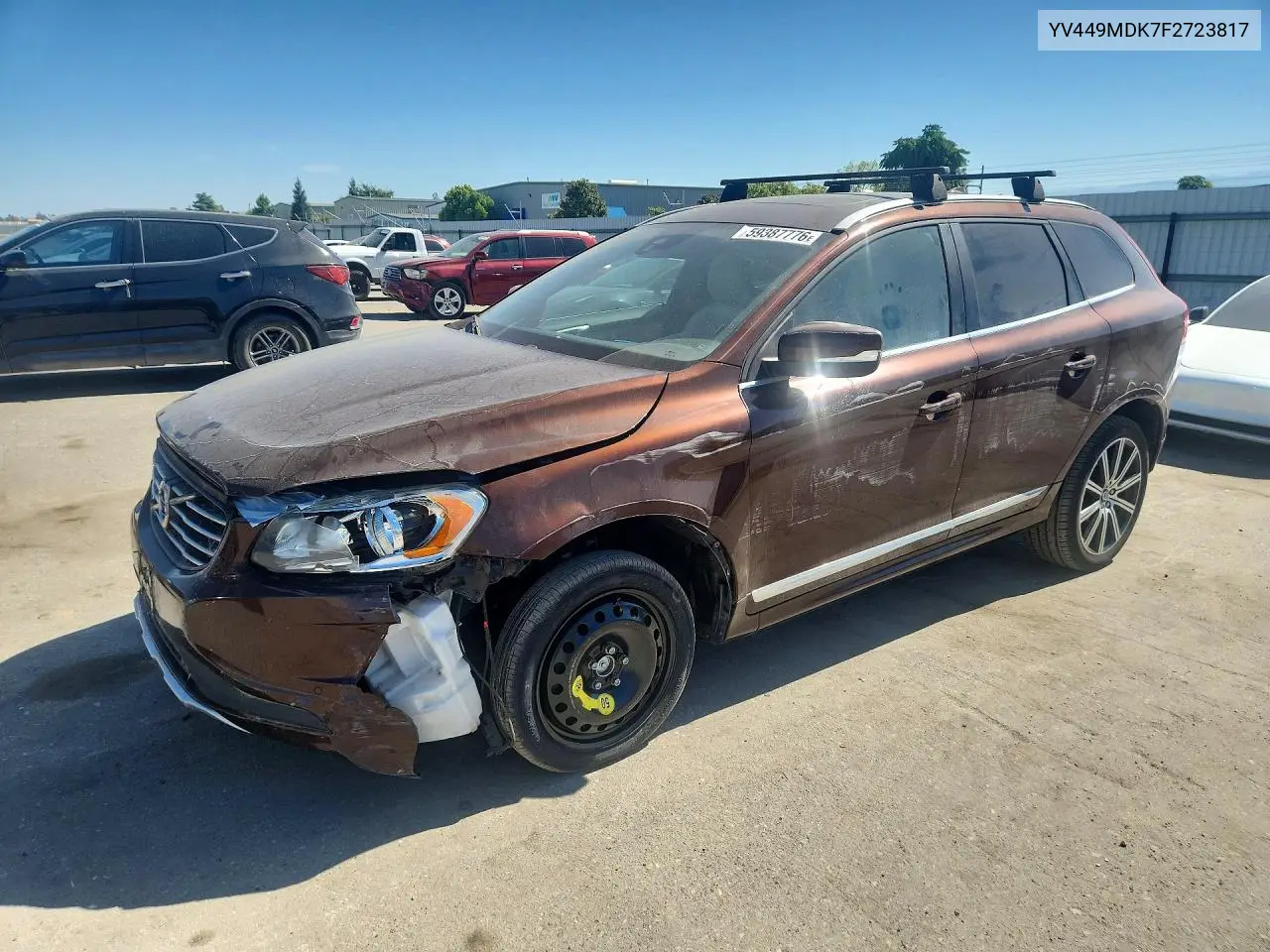 2015 Volvo Xc60 T6 Premier VIN: YV449MDK7F2723817 Lot: 59387776