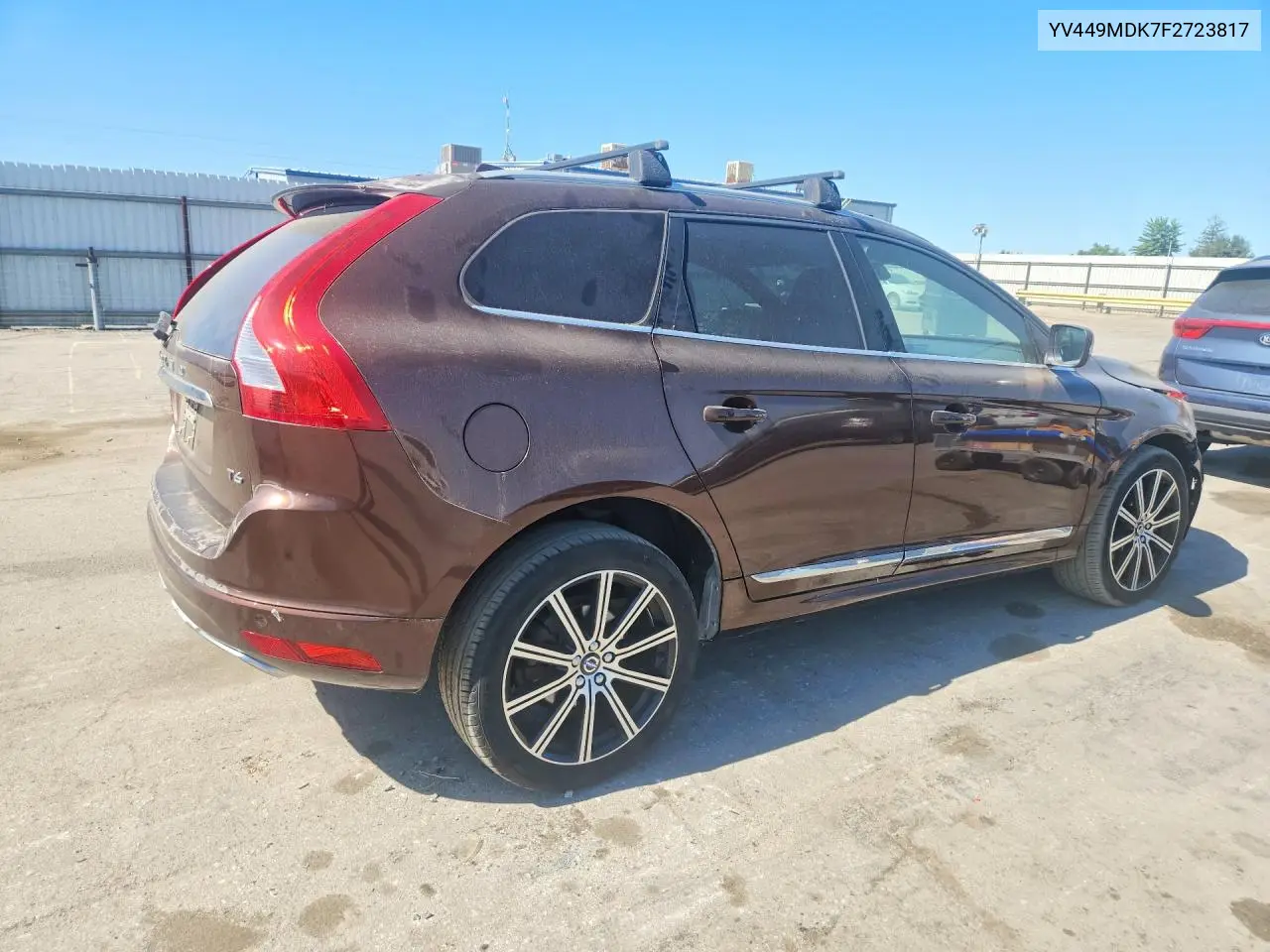 2015 Volvo Xc60 T6 Premier VIN: YV449MDK7F2723817 Lot: 59387776
