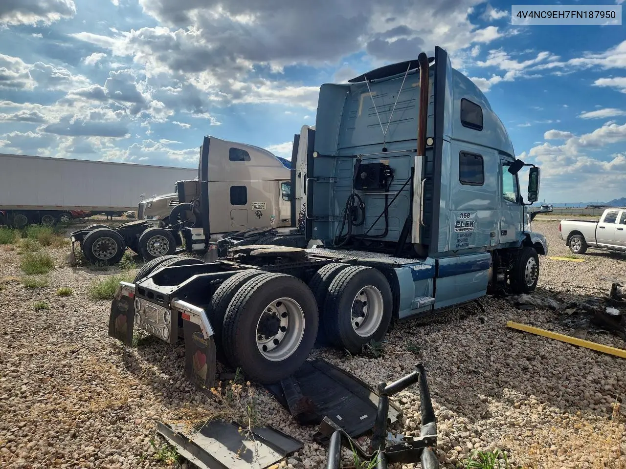 2015 Volvo Vn Vnl VIN: 4V4NC9EH7FN187950 Lot: 60303006