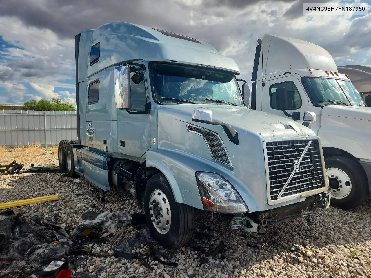2015 Volvo Vn Vnl VIN: 4V4NC9EH7FN187950 Lot: 60303006