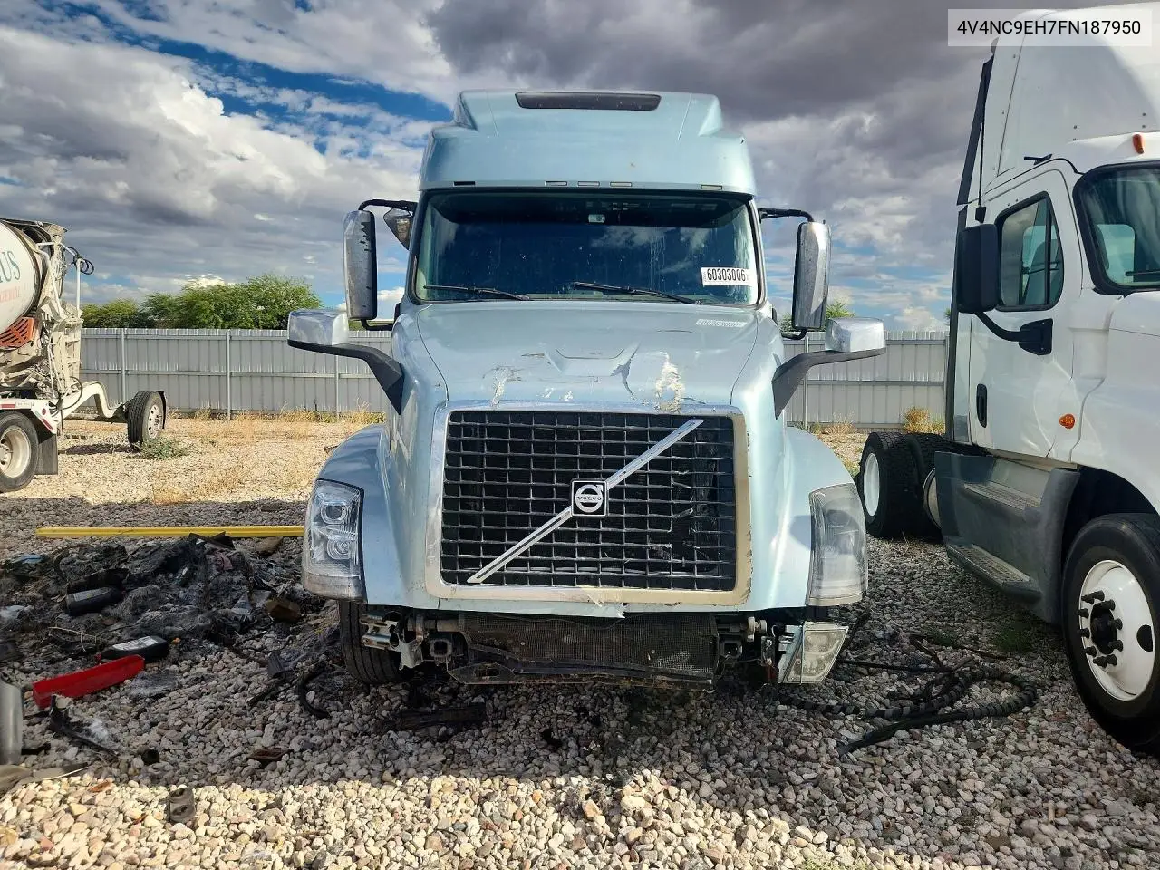 2015 Volvo Vn Vnl VIN: 4V4NC9EH7FN187950 Lot: 60303006