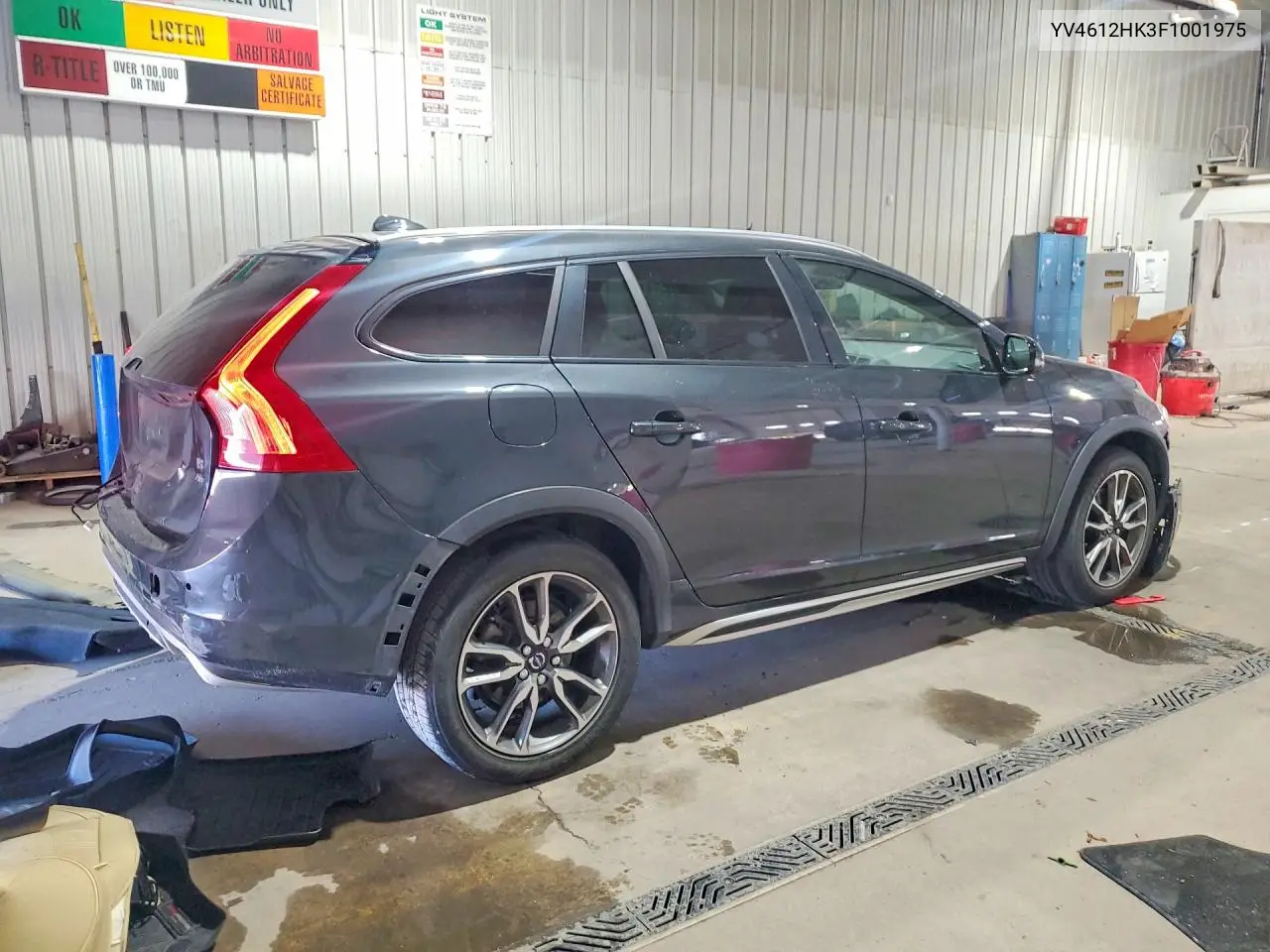 2015 Volvo V60 Cross Country Premier VIN: YV4612HK3F1001975 Lot: 76293975
