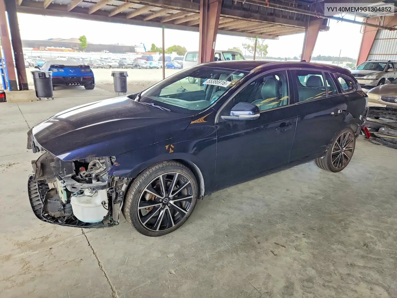 2016 Volvo V60 T5 Platinum VIN: YV140MEM9G1304852 Lot: 55386916