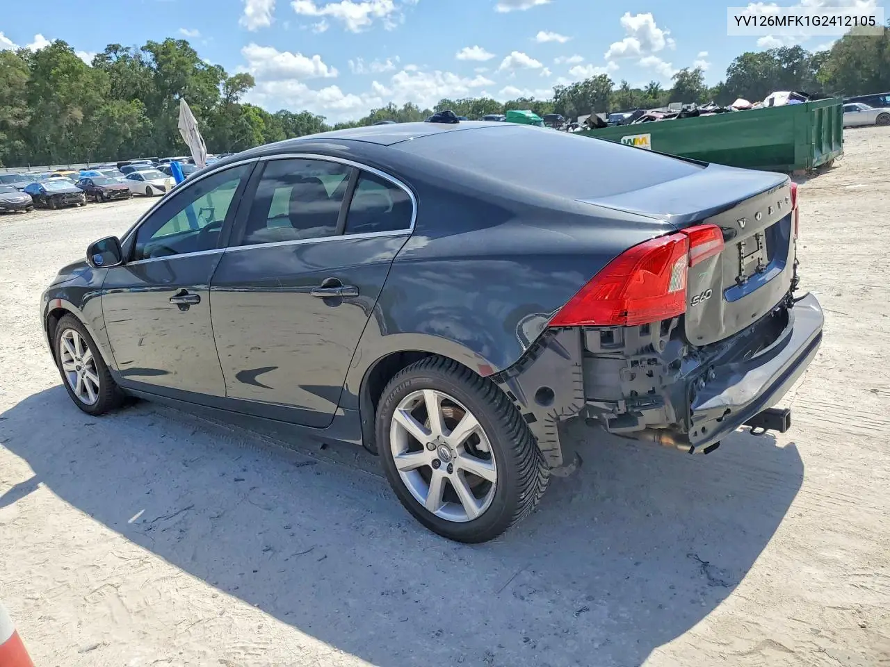 2016 Volvo S60 Premier VIN: YV126MFK1G2412105 Lot: 57444266