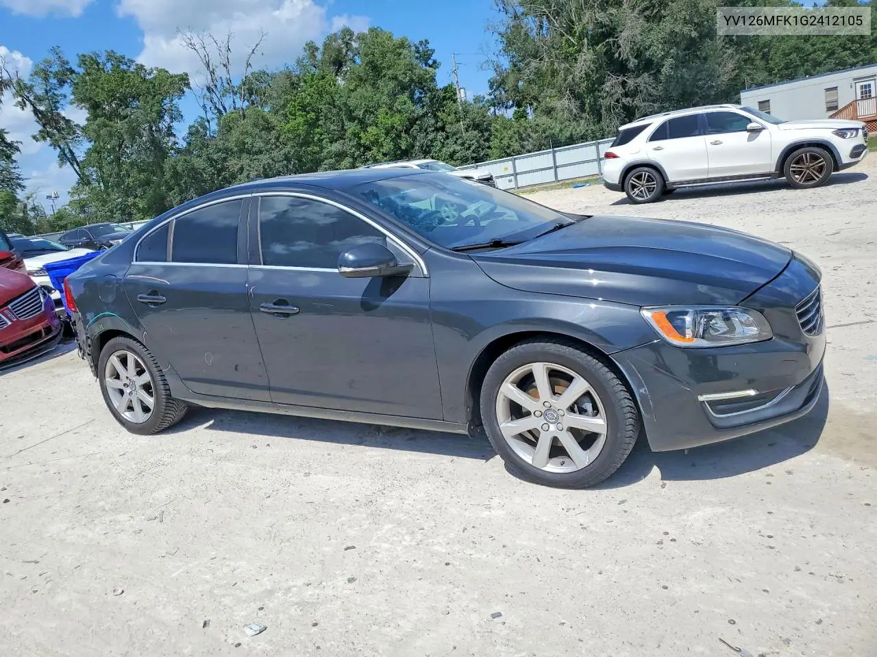 2016 Volvo S60 Premier VIN: YV126MFK1G2412105 Lot: 57444266