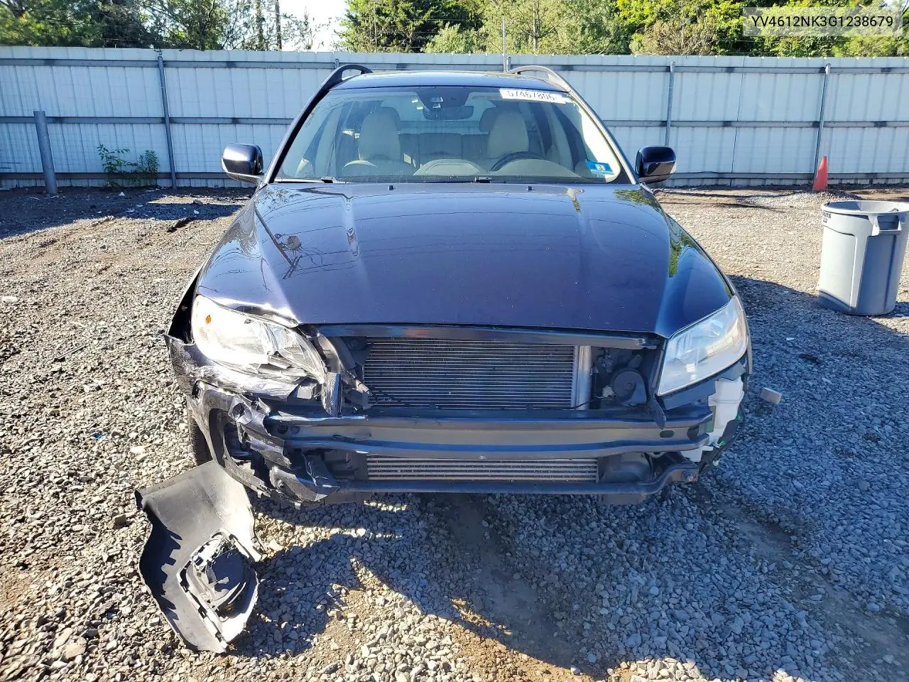 2016 Volvo Xc70 T5 Premier VIN: YV4612NK3G1238679 Lot: 57467806
