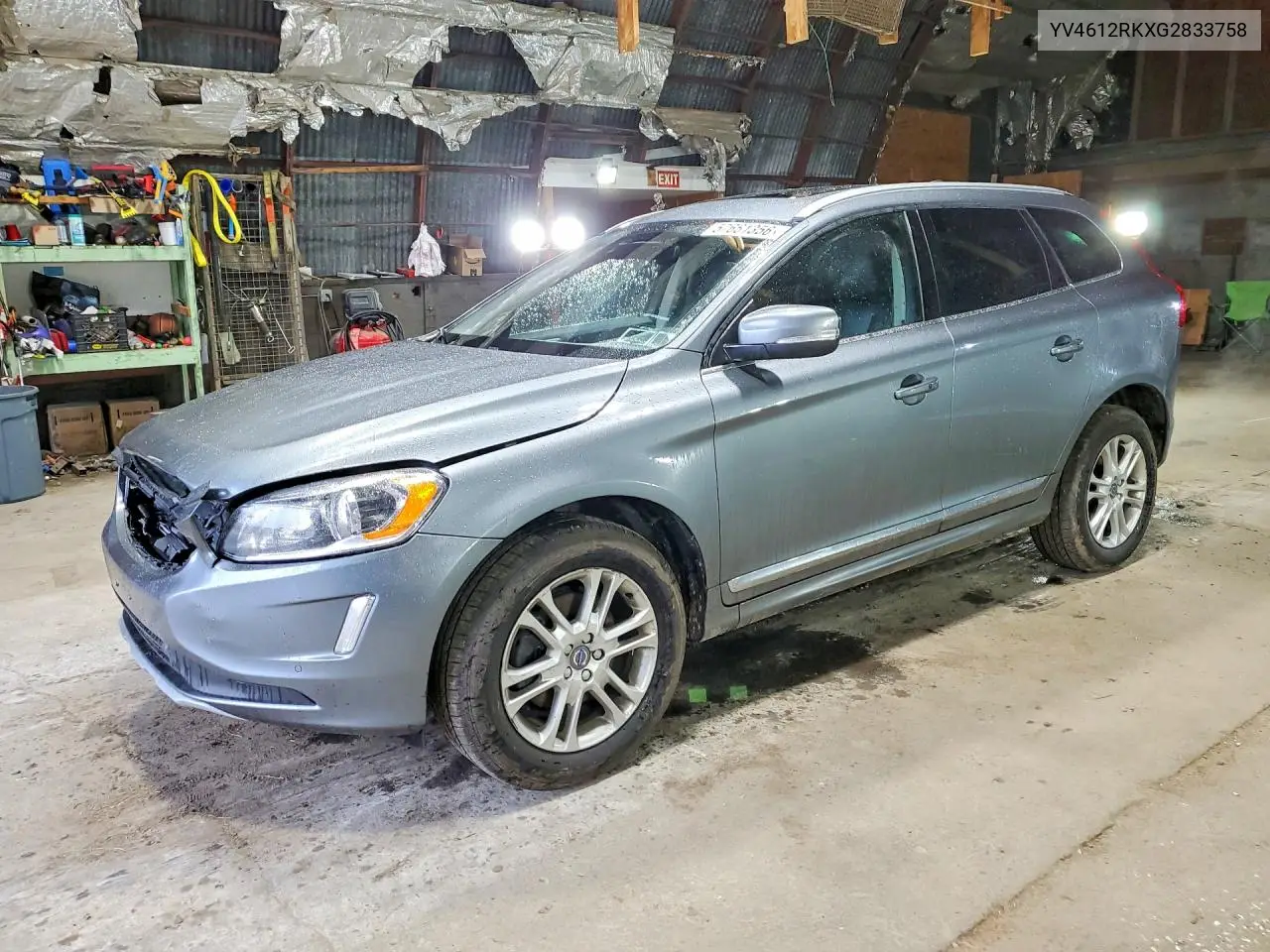 2016 Volvo Xc60 T5 Premier VIN: YV4612RKXG2833758 Lot: 57661356