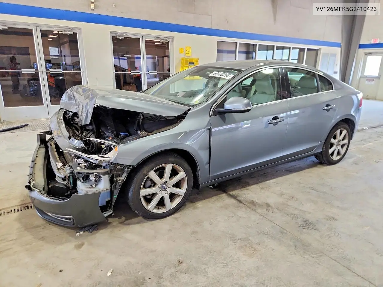 2016 Volvo S60 Premier VIN: YV126MFK5G2410423 Lot: 59625006