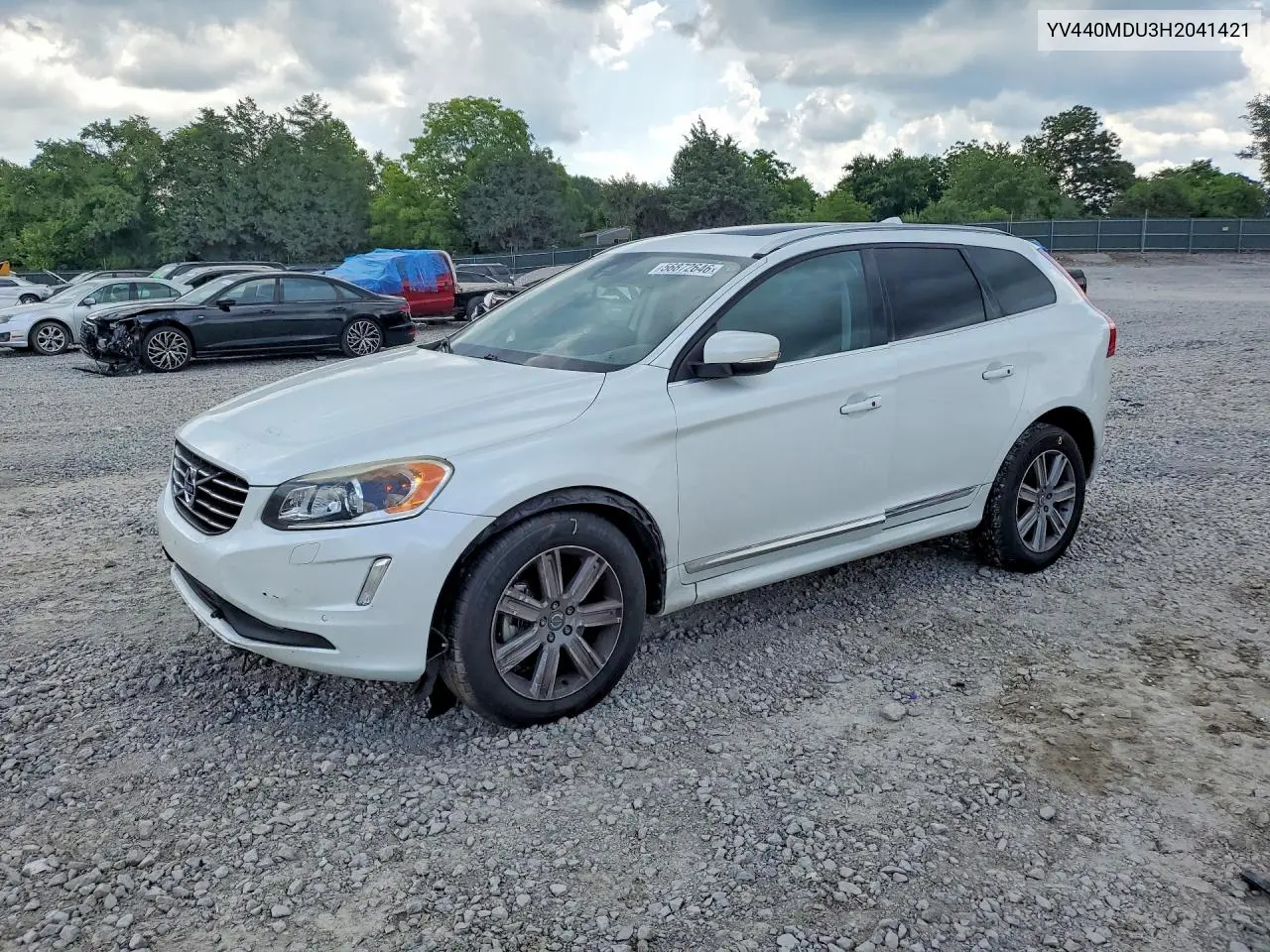 2017 Volvo Xc60 T5 Inscription VIN: YV440MDU3H2041421 Lot: 56872646