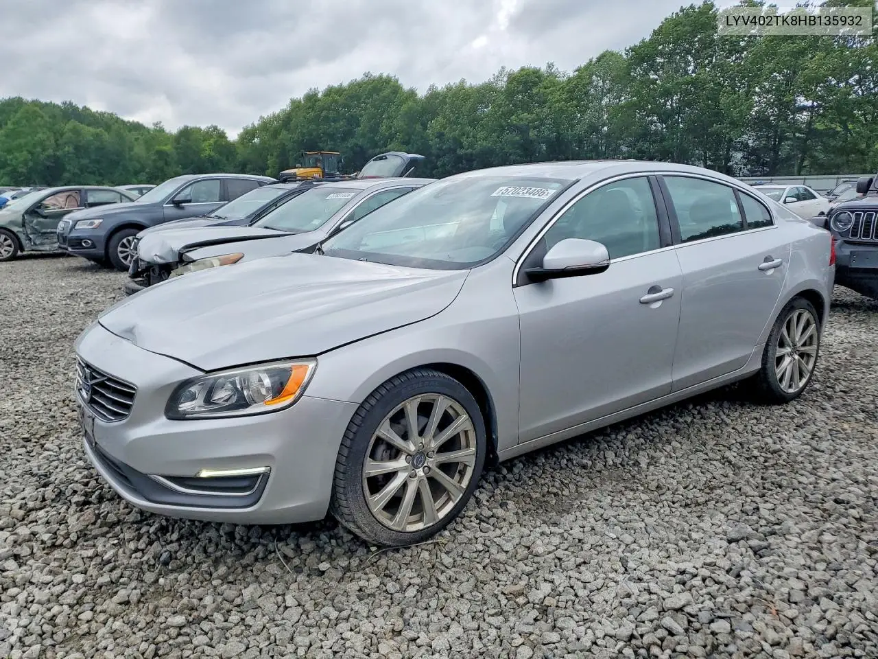 2017 Volvo S60 Premier VIN: LYV402TK8HB135932 Lot: 57023486
