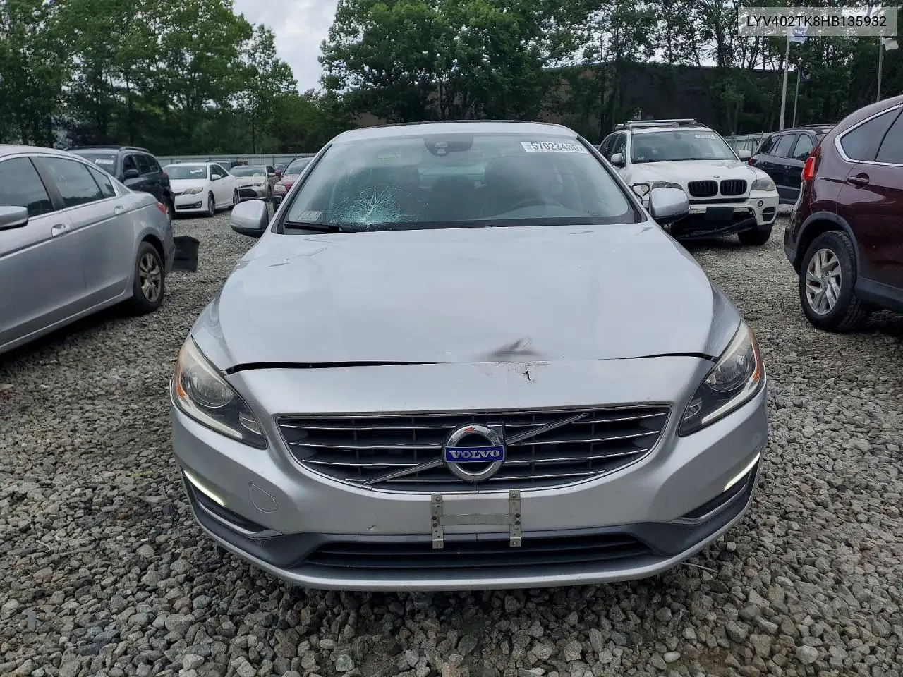 2017 Volvo S60 Premier VIN: LYV402TK8HB135932 Lot: 57023486