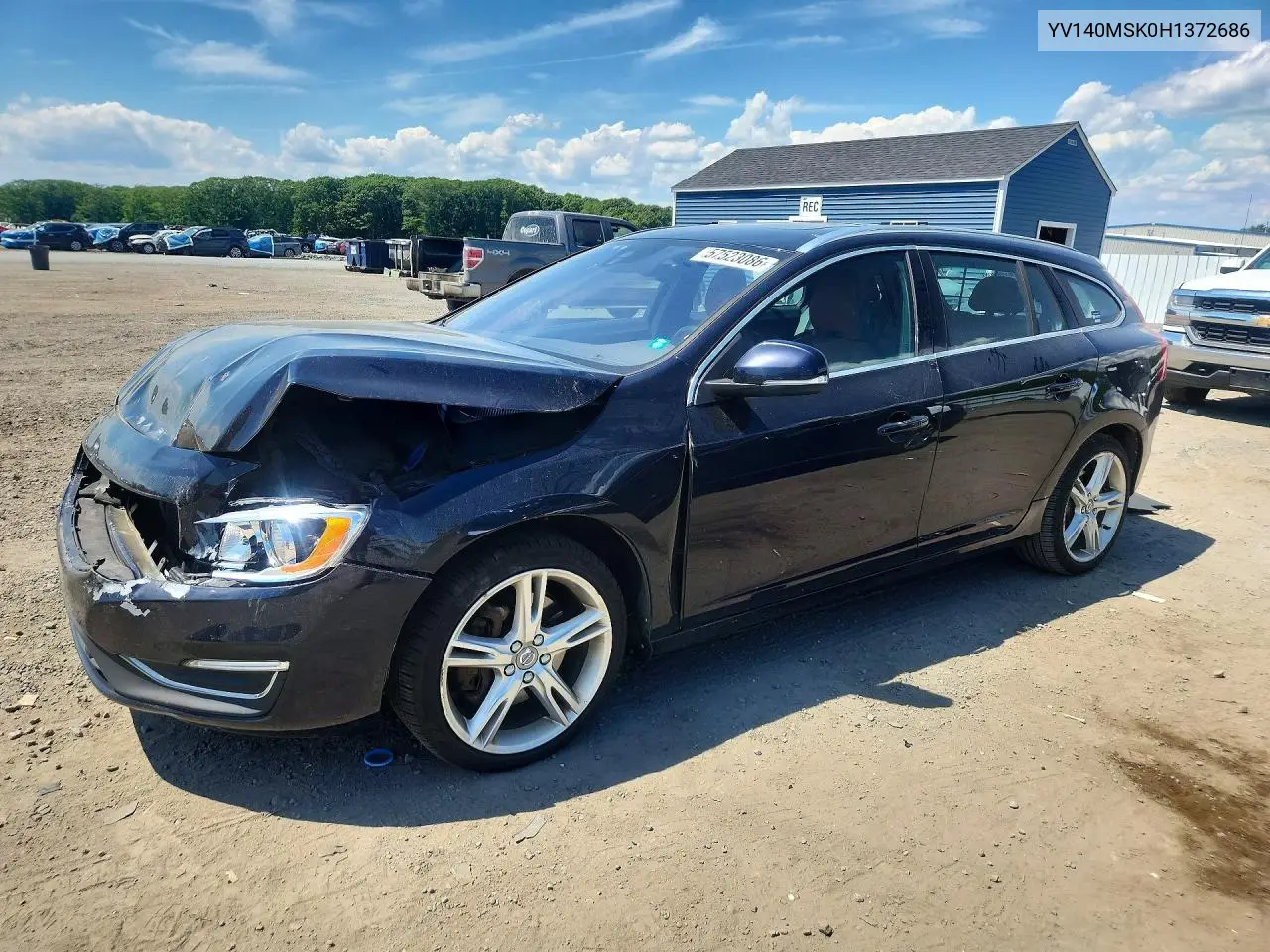 2017 Volvo V60 Premier VIN: YV140MSK0H1372686 Lot: 57523086