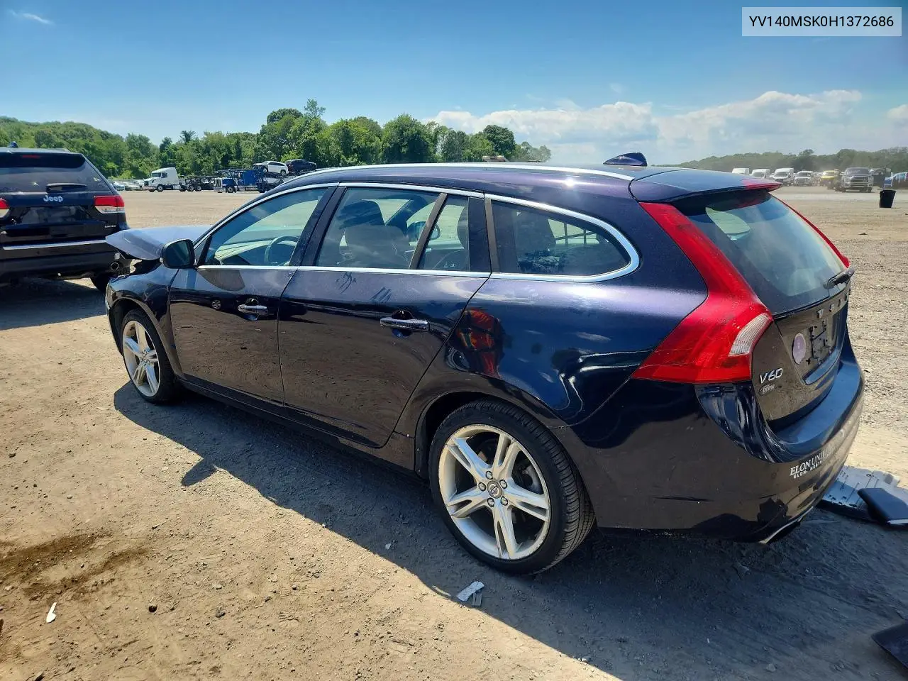 2017 Volvo V60 Premier VIN: YV140MSK0H1372686 Lot: 57523086