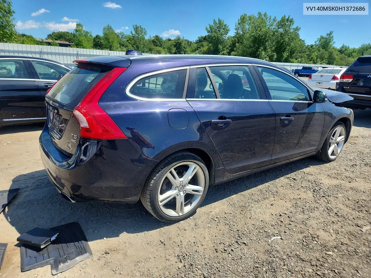 2017 Volvo V60 Premier VIN: YV140MSK0H1372686 Lot: 57523086