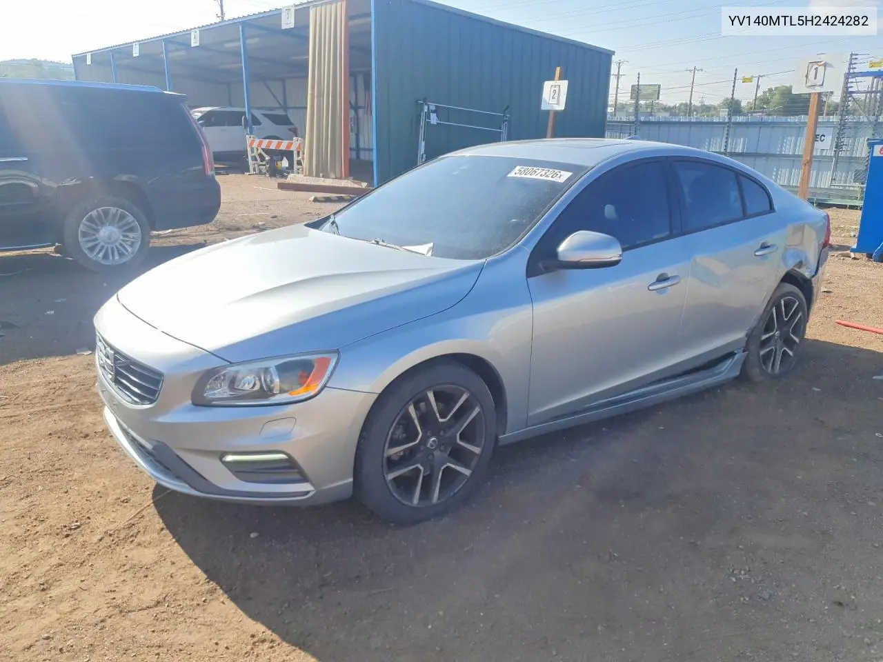 2017 Volvo S60 Dynamic VIN: YV140MTL5H2424282 Lot: 58067326