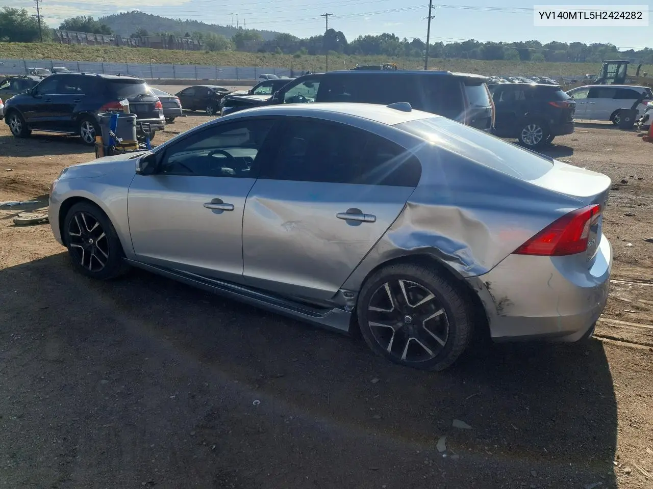 2017 Volvo S60 Dynamic VIN: YV140MTL5H2424282 Lot: 58067326