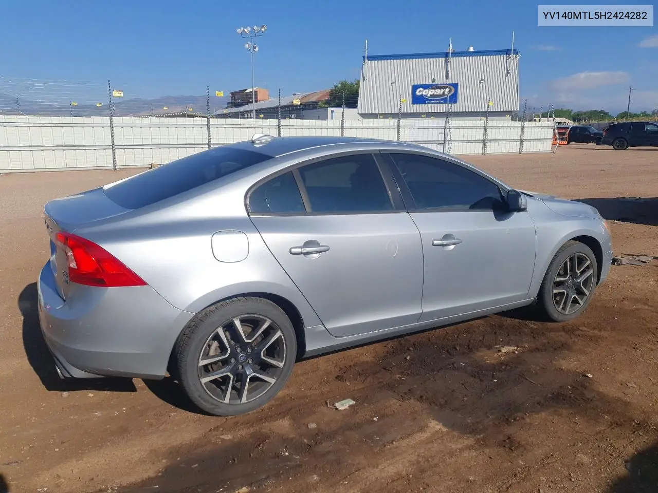 2017 Volvo S60 Dynamic VIN: YV140MTL5H2424282 Lot: 58067326