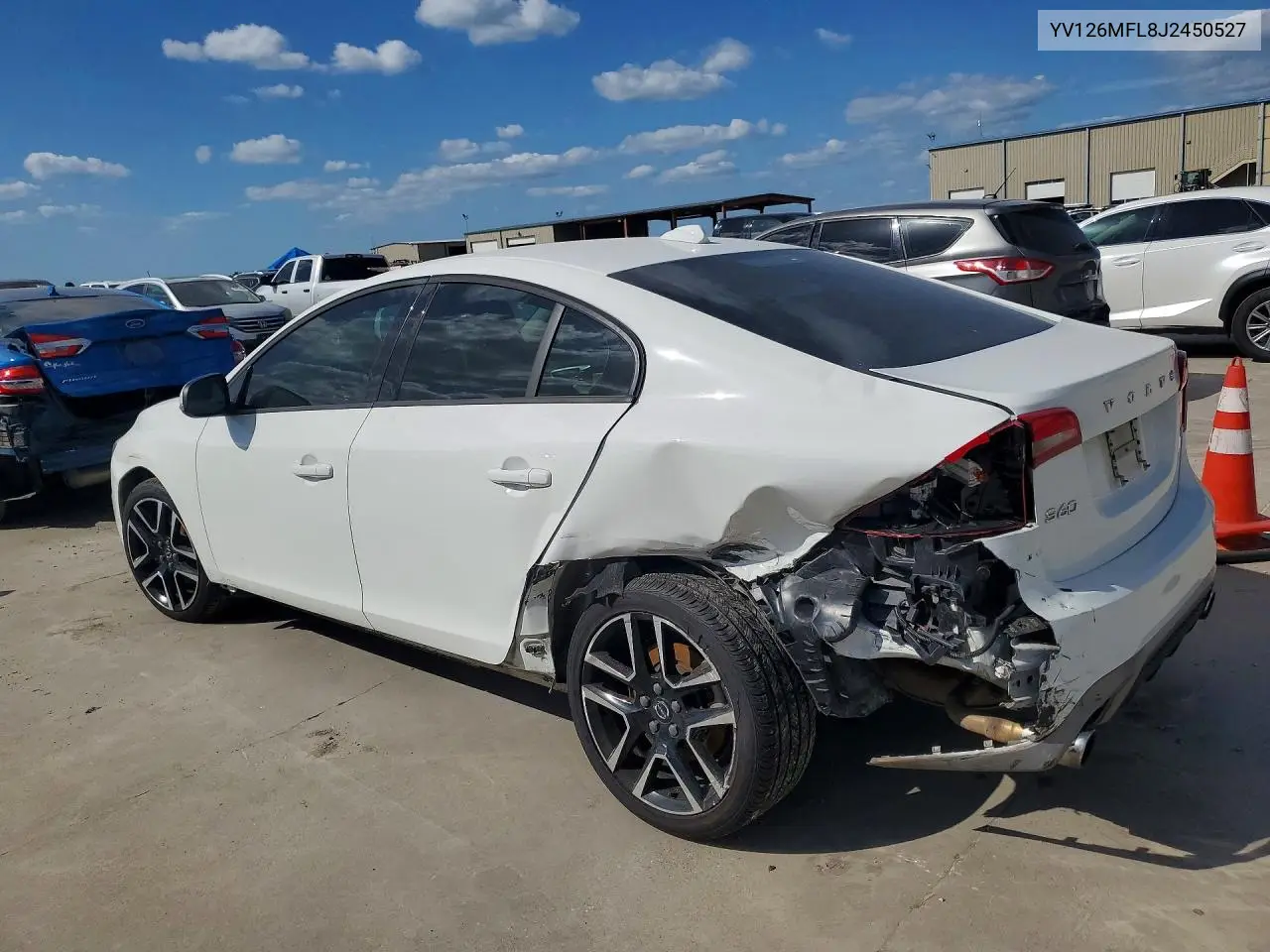 2018 Volvo S60 Dynamic VIN: YV126MFL8J2450527 Lot: 55391046