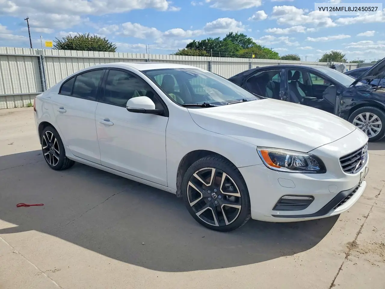 2018 Volvo S60 Dynamic VIN: YV126MFL8J2450527 Lot: 55391046