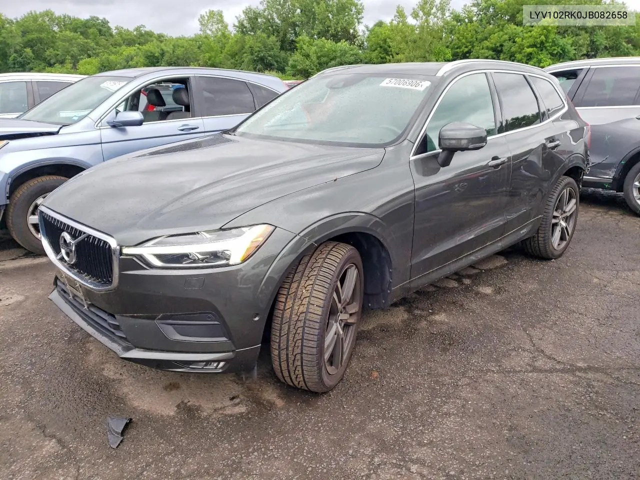 2018 Volvo Xc60 T5 VIN: LYV102RK0JB082658 Lot: 57006906