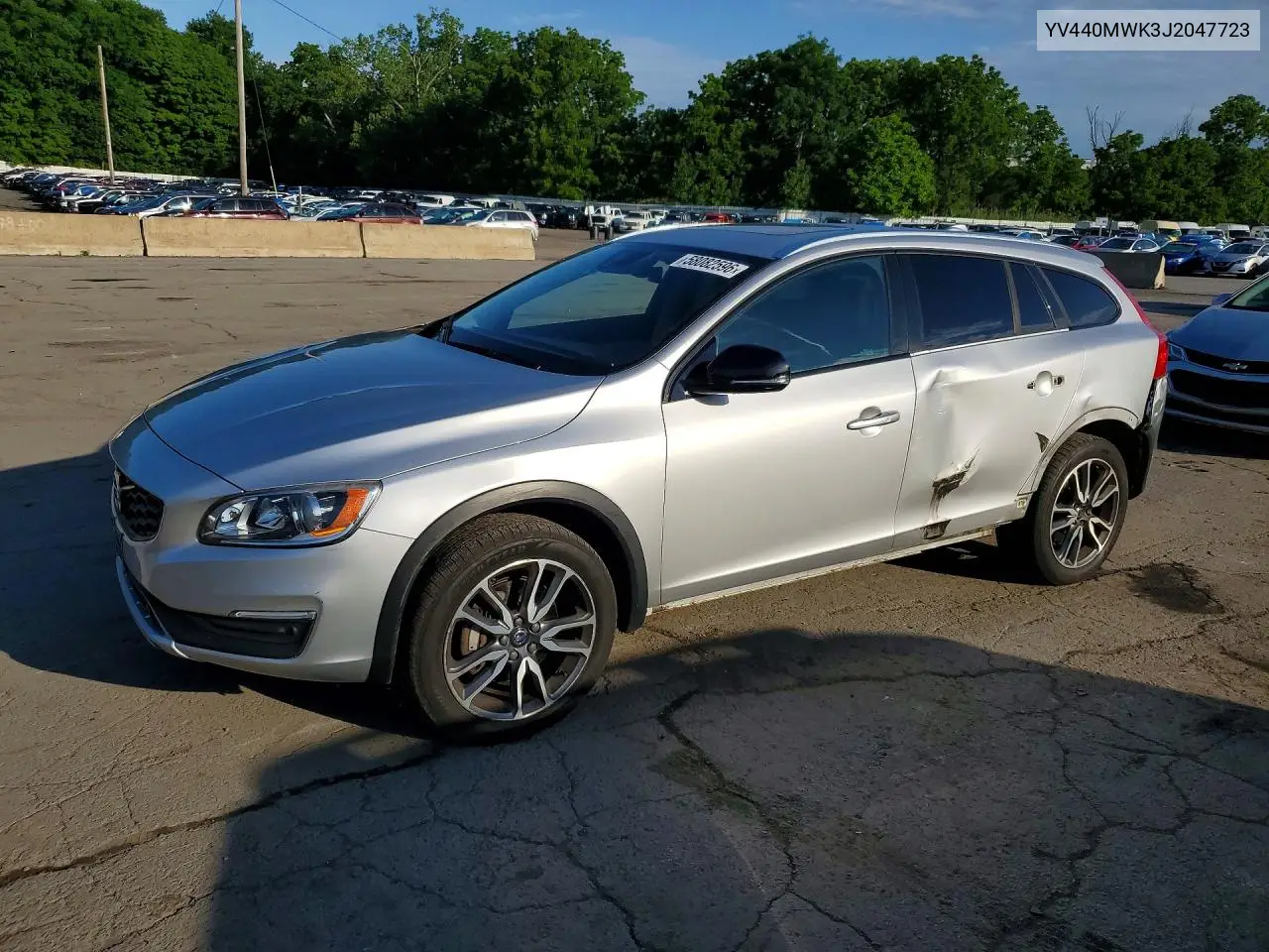 2018 Volvo V60 Cross Country Premier VIN: YV440MWK3J2047723 Lot: 58082596