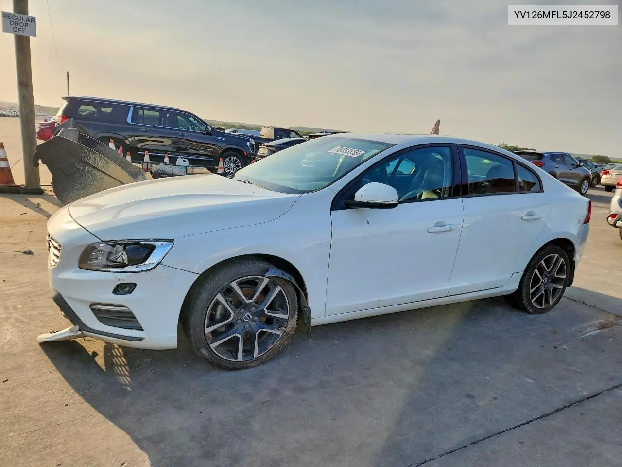 2018 Volvo S60 Dynamic VIN: YV126MFL5J2452798 Lot: 58533356
