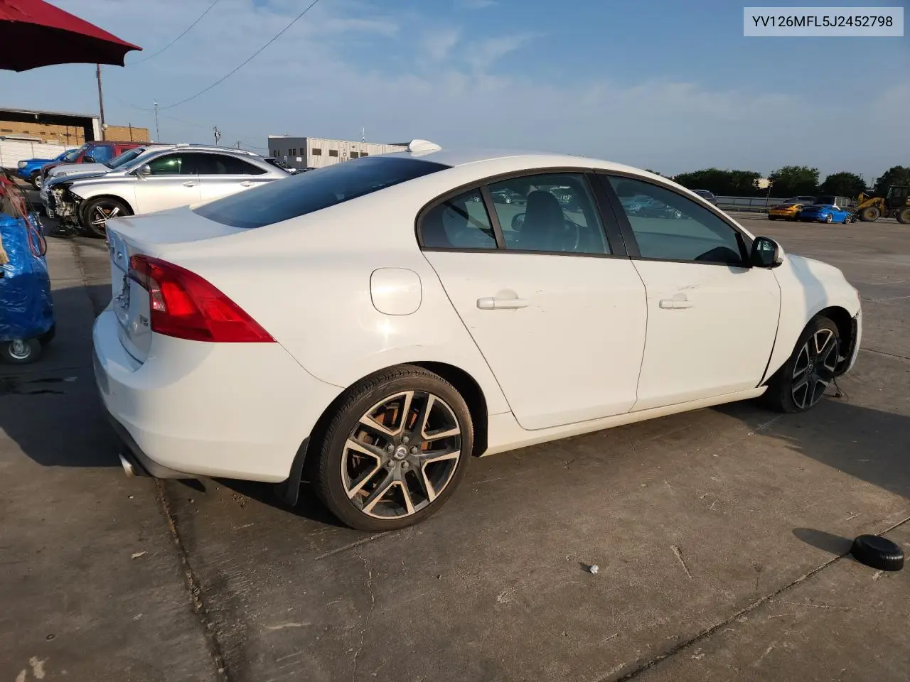 2018 Volvo S60 Dynamic VIN: YV126MFL5J2452798 Lot: 58533356
