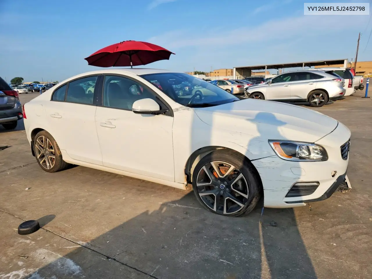 2018 Volvo S60 Dynamic VIN: YV126MFL5J2452798 Lot: 58533356