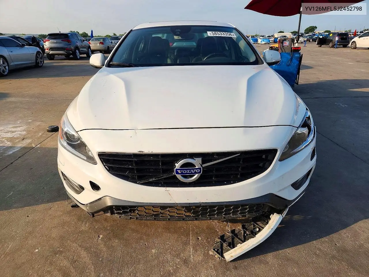 2018 Volvo S60 Dynamic VIN: YV126MFL5J2452798 Lot: 58533356