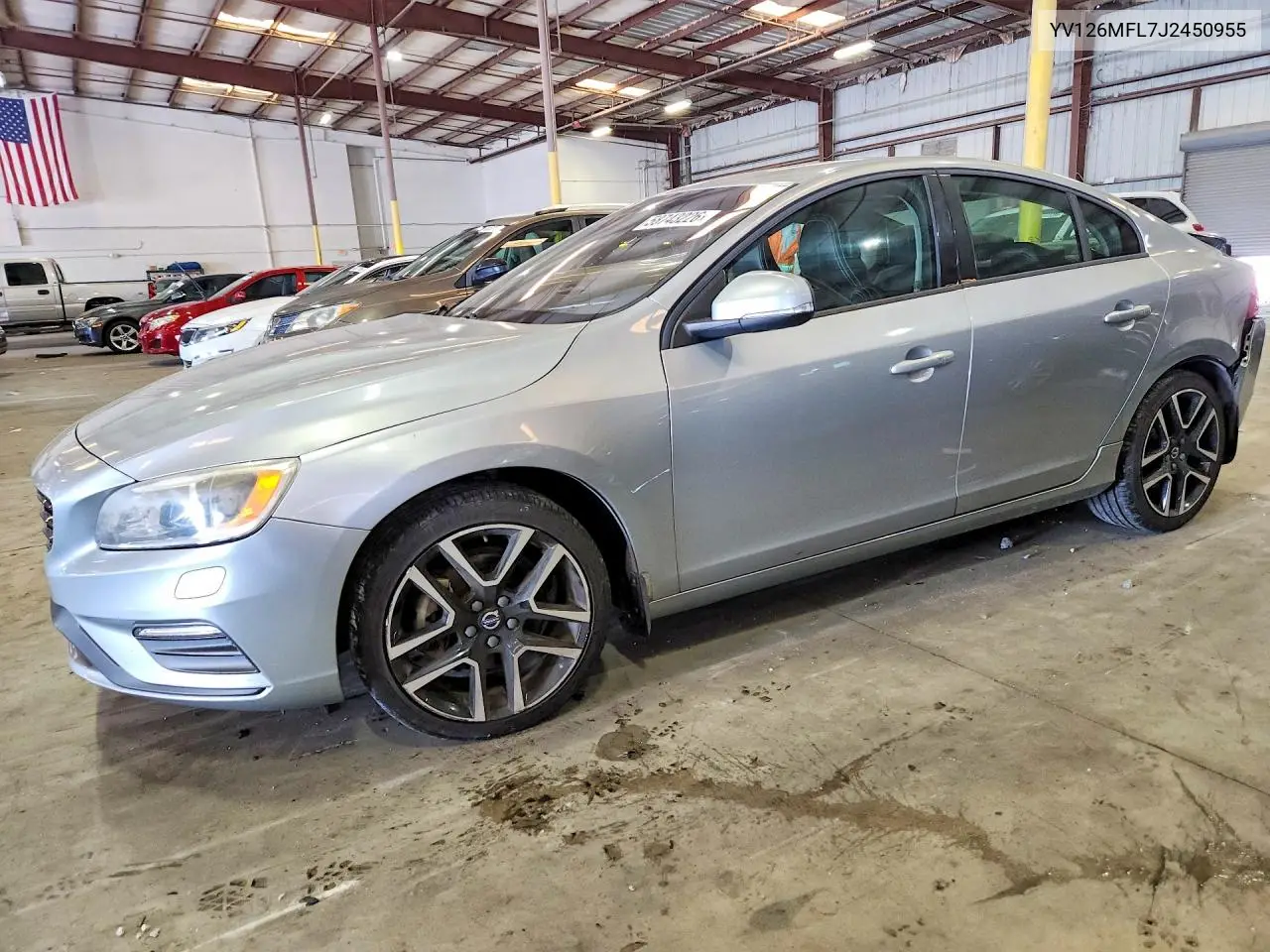 2018 Volvo S60 Dynamic VIN: YV126MFL7J2450955 Lot: 58743226