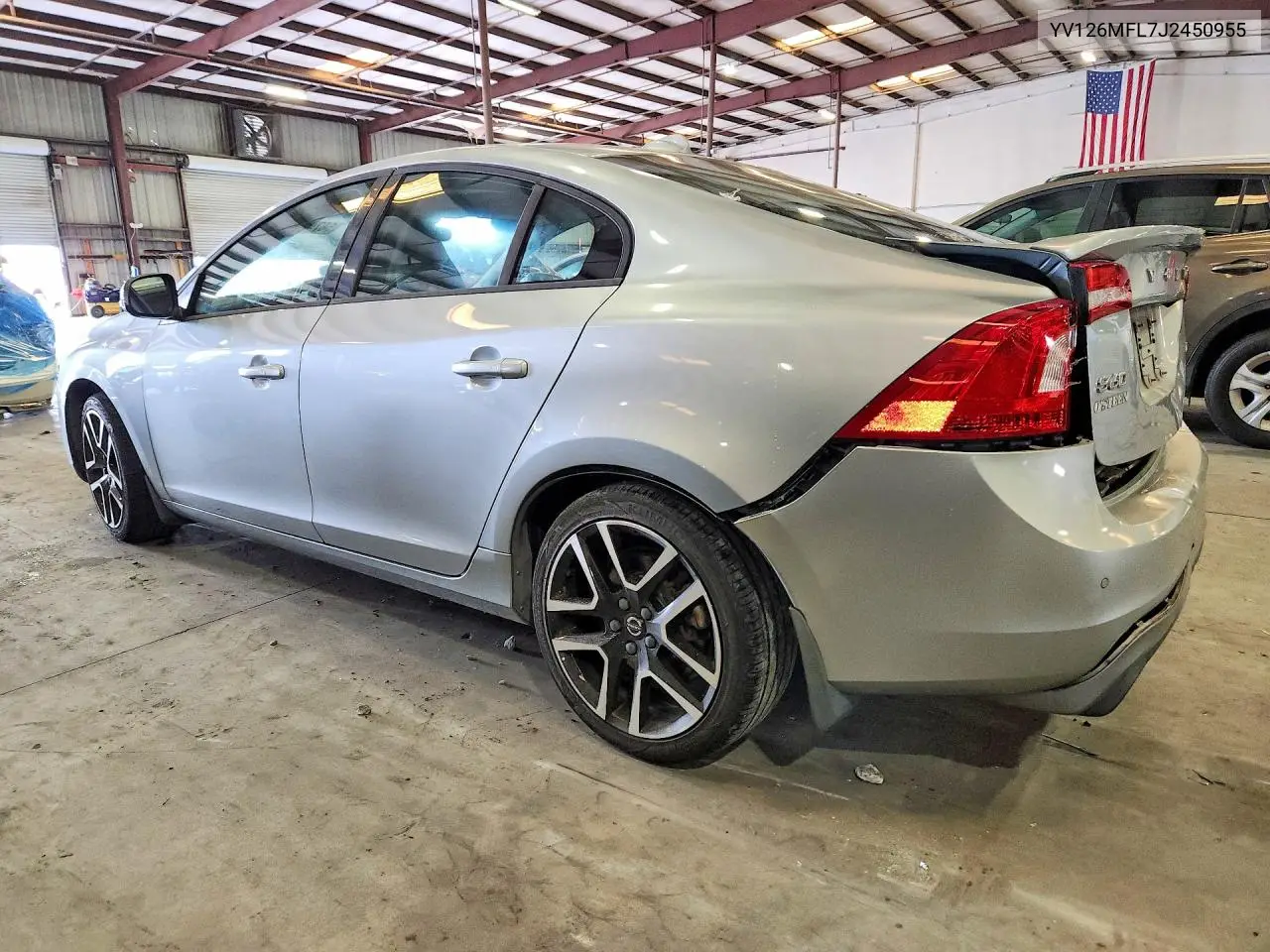 2018 Volvo S60 Dynamic VIN: YV126MFL7J2450955 Lot: 58743226