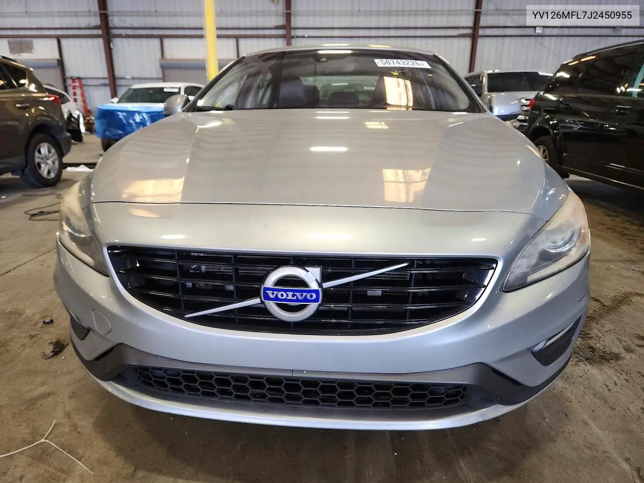 2018 Volvo S60 Dynamic VIN: YV126MFL7J2450955 Lot: 58743226