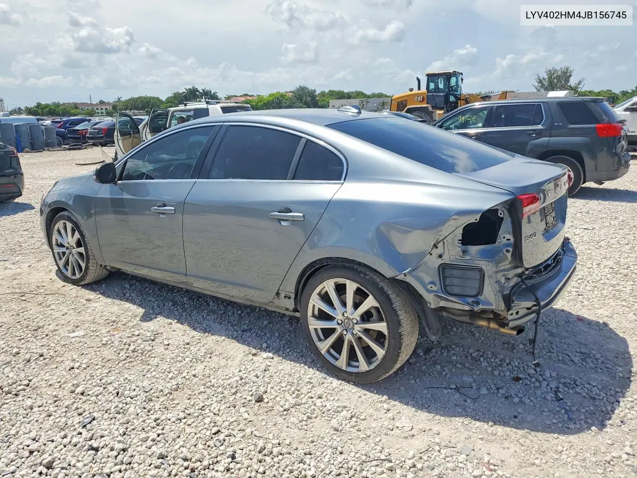 2018 Volvo S60 Platinum VIN: LYV402HM4JB156745 Lot: 58921446