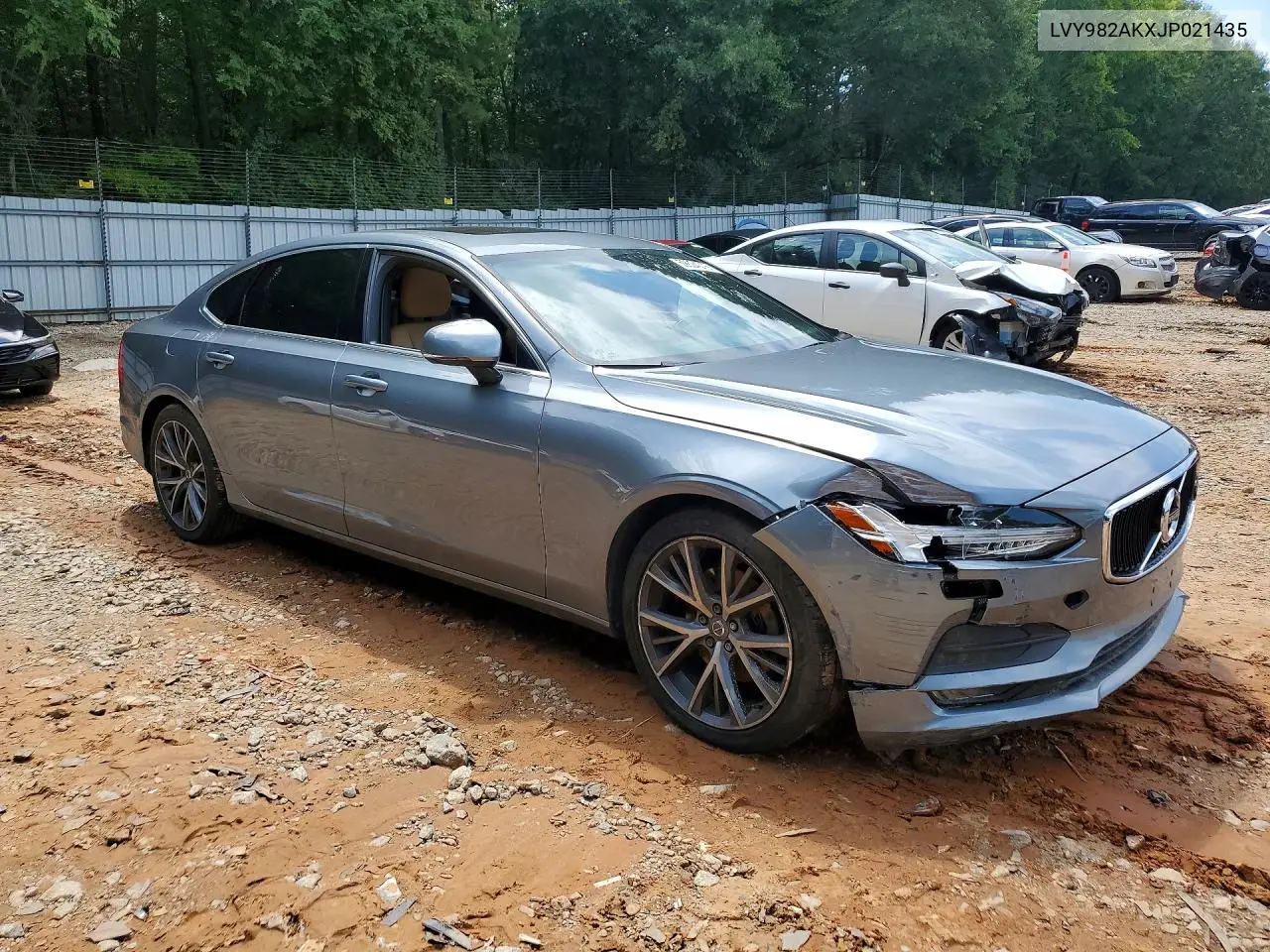 2018 Volvo S90 T5 Momentum VIN: LVY982AKXJP021435 Lot: 59824376