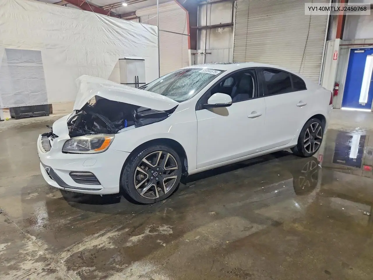 2018 Volvo S60 Dynamic VIN: YV140MTLXJ2450768 Lot: 85994575