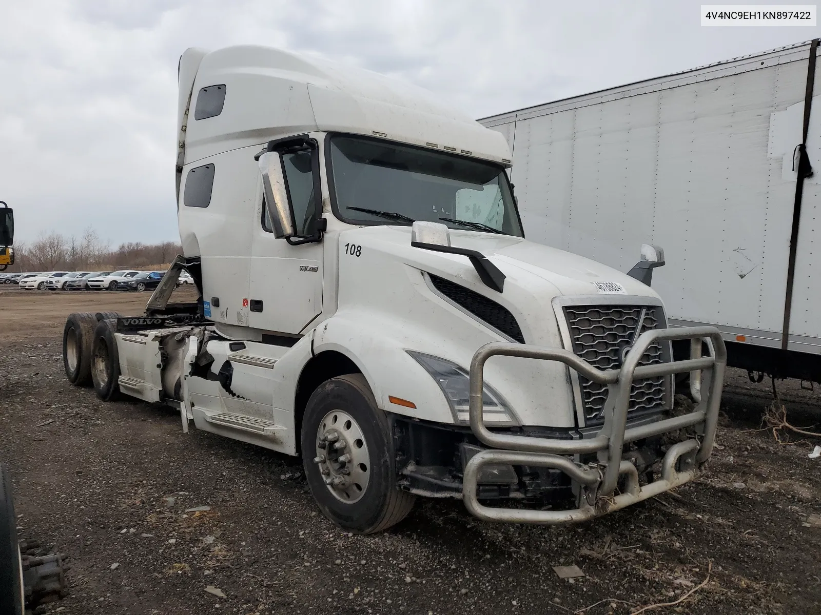 2019 Volvo Vn Vnl VIN: 4V4NC9EH1KN897422 Lot: 46786824