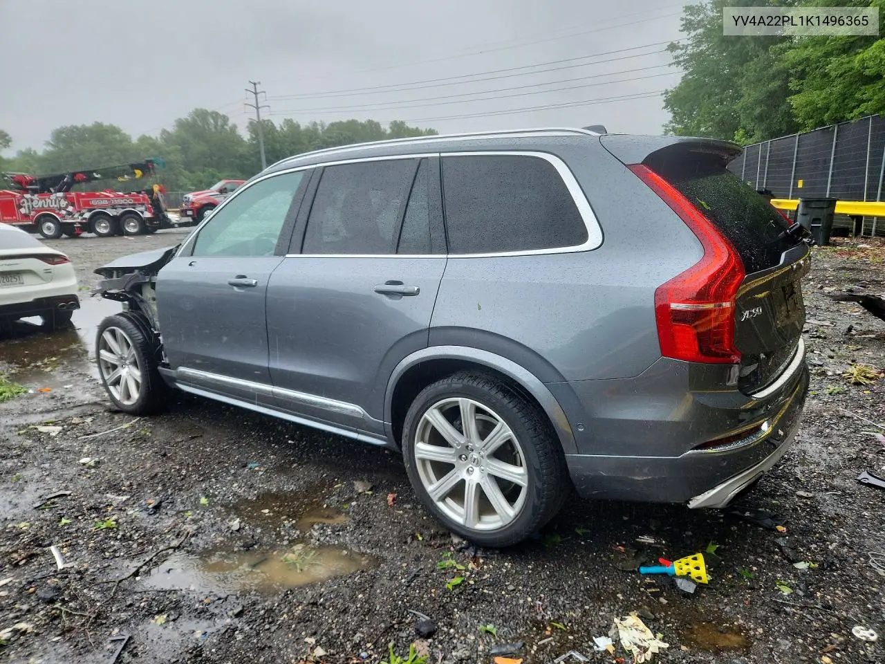 2019 Volvo Xc90 T6 Inscription VIN: YV4A22PL1K1496365 Lot: 57631696