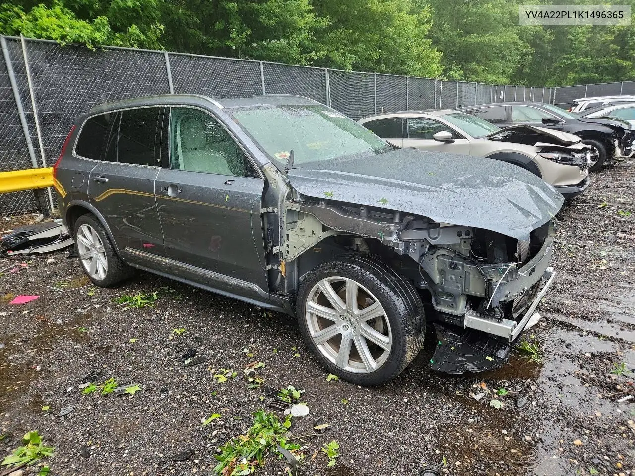 2019 Volvo Xc90 T6 Inscription VIN: YV4A22PL1K1496365 Lot: 57631696