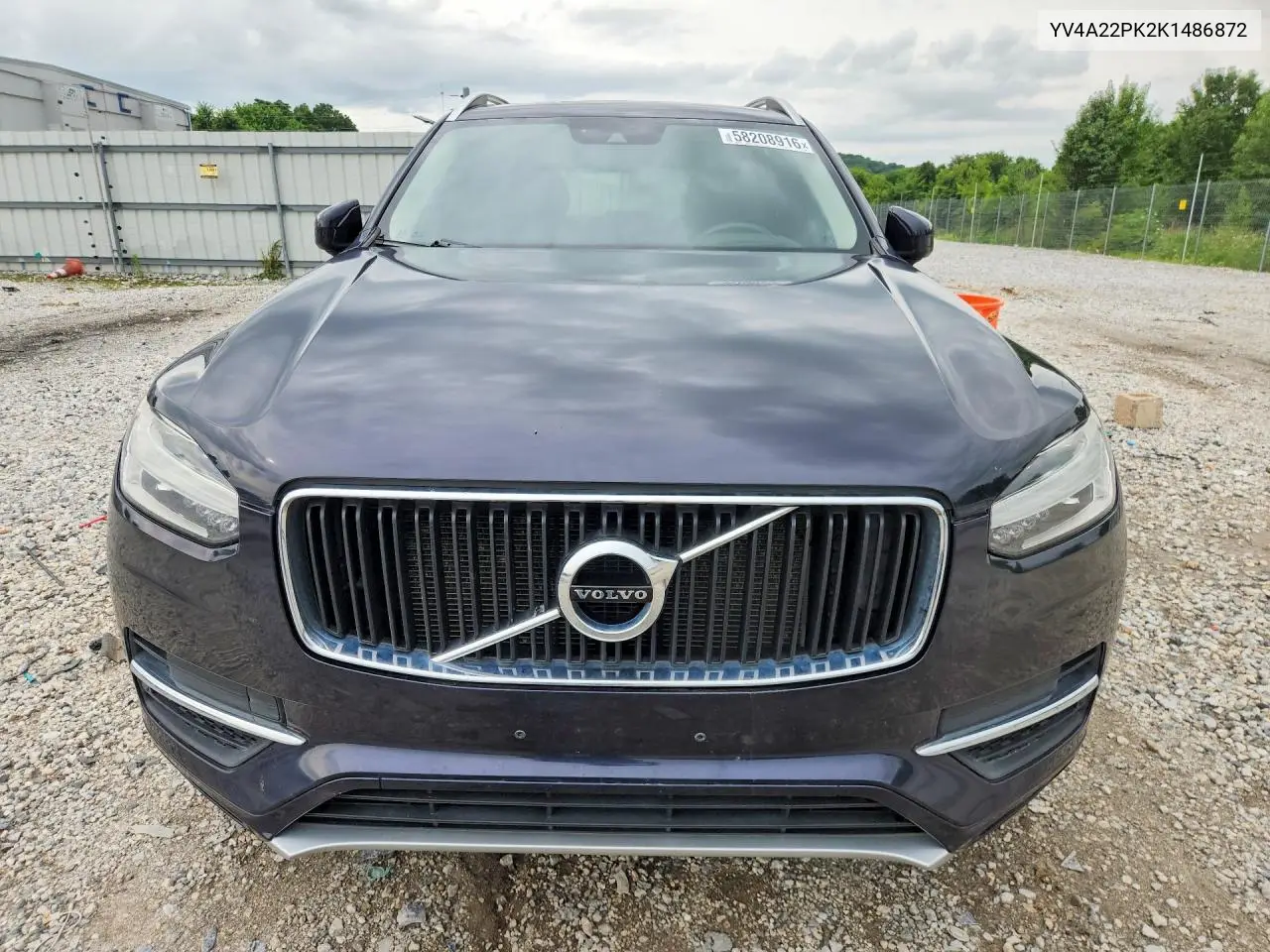 2019 Volvo Xc90 T6 Momentum VIN: YV4A22PK2K1486872 Lot: 58208916