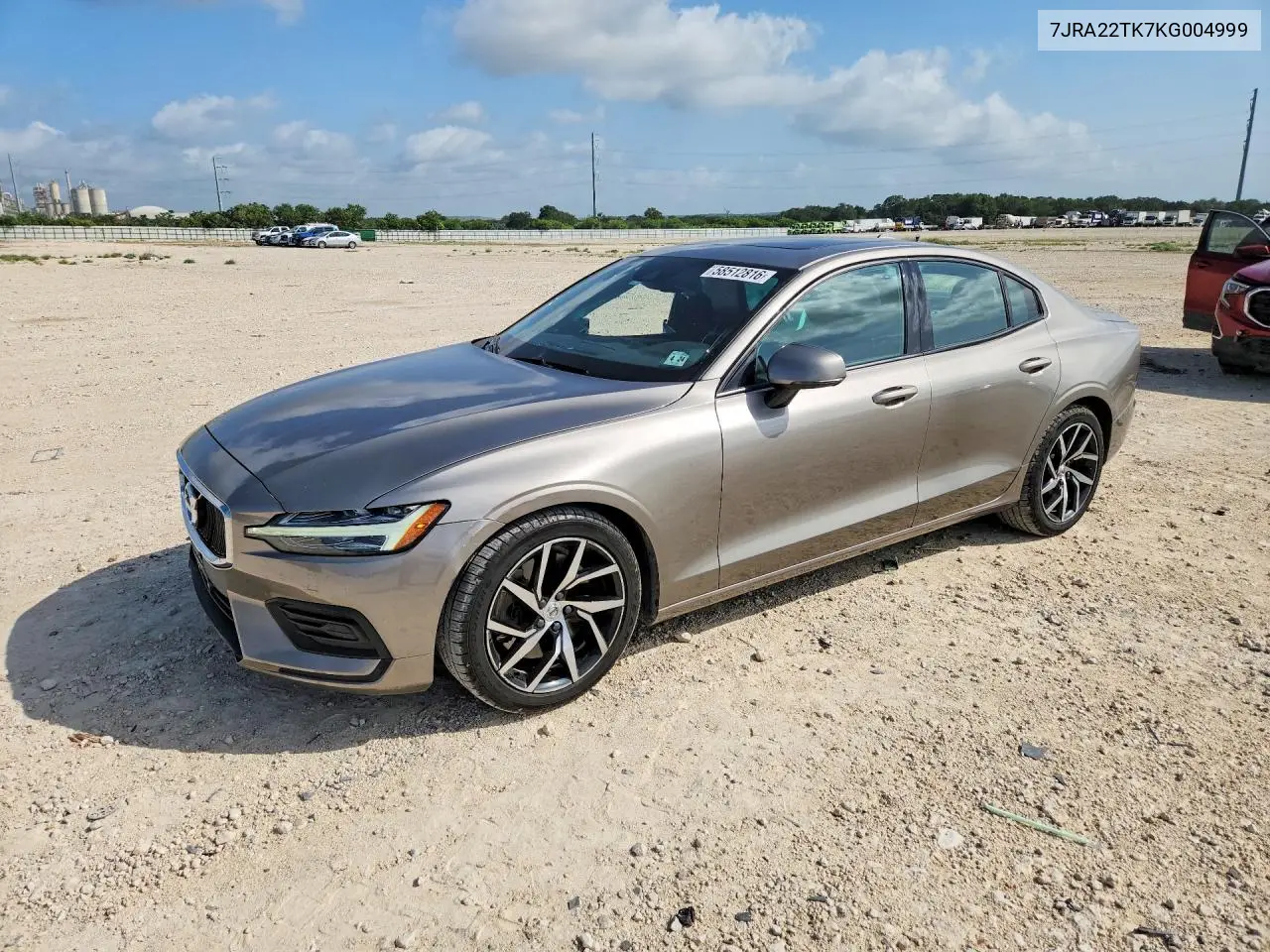 2019 Volvo S60 T6 Momentum VIN: 7JRA22TK7KG004999 Lot: 58512816