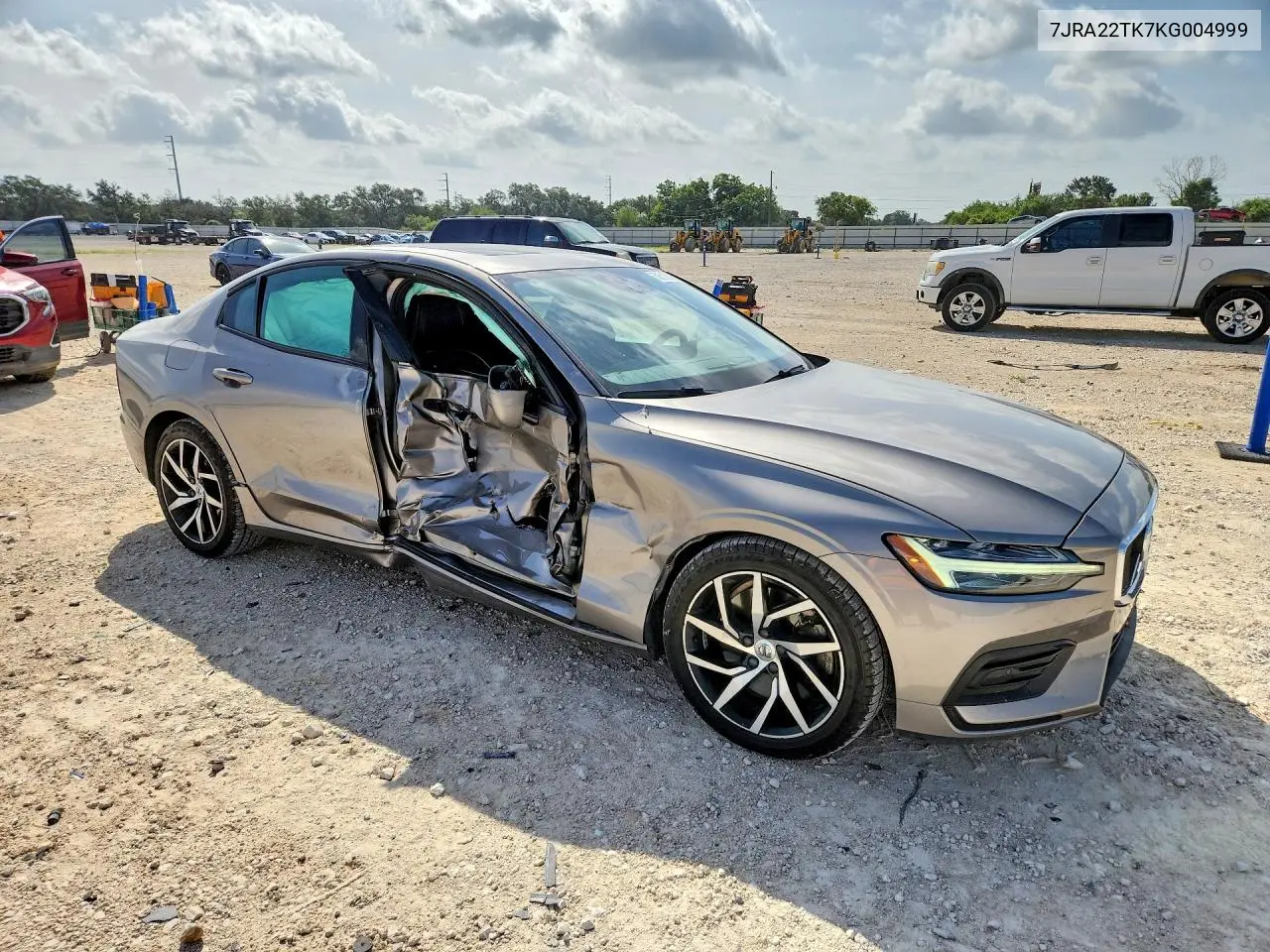 2019 Volvo S60 T6 Momentum VIN: 7JRA22TK7KG004999 Lot: 58512816