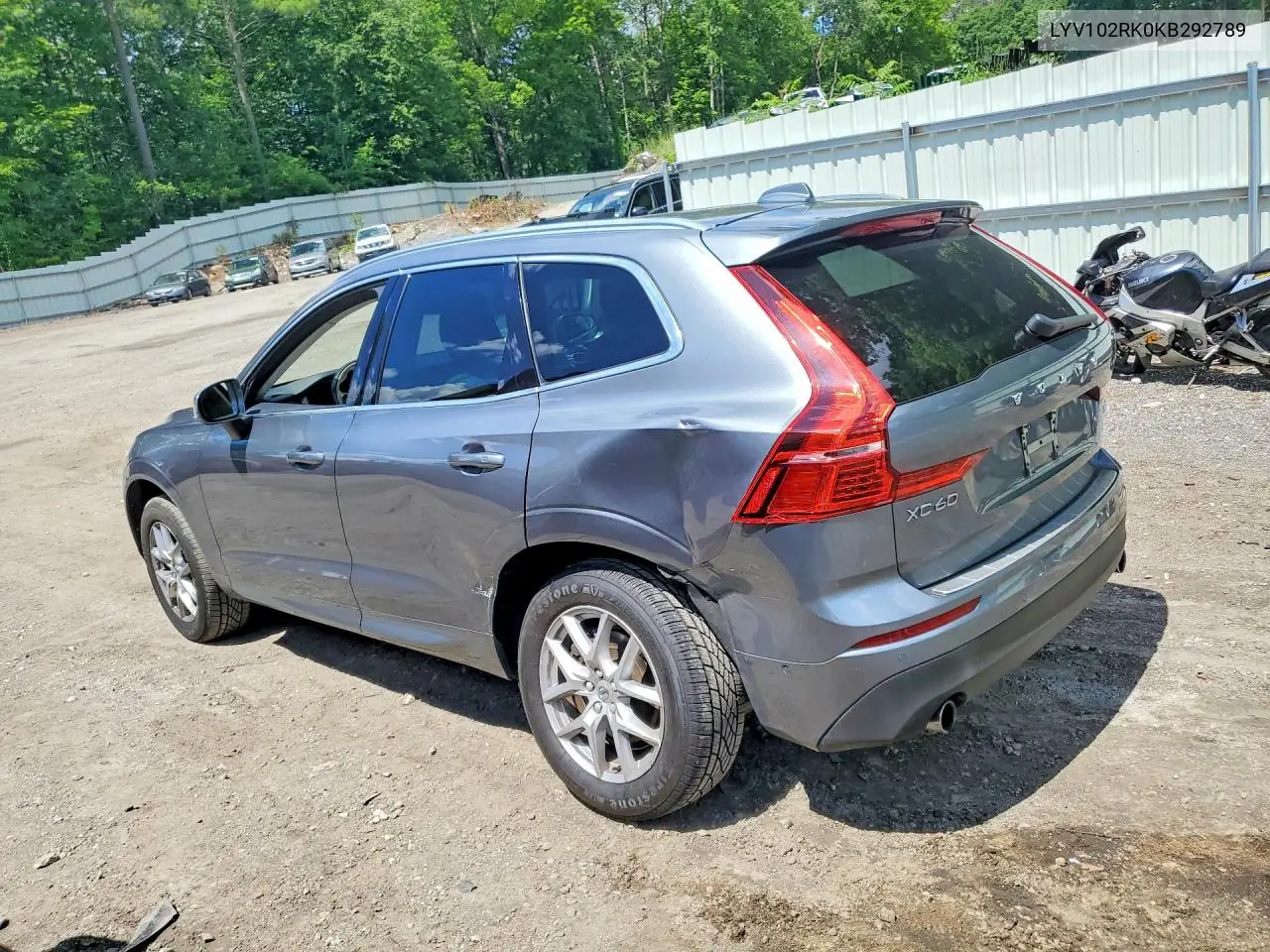 2019 Volvo Xc60 T5 VIN: LYV102RK0KB292789 Lot: 58574456