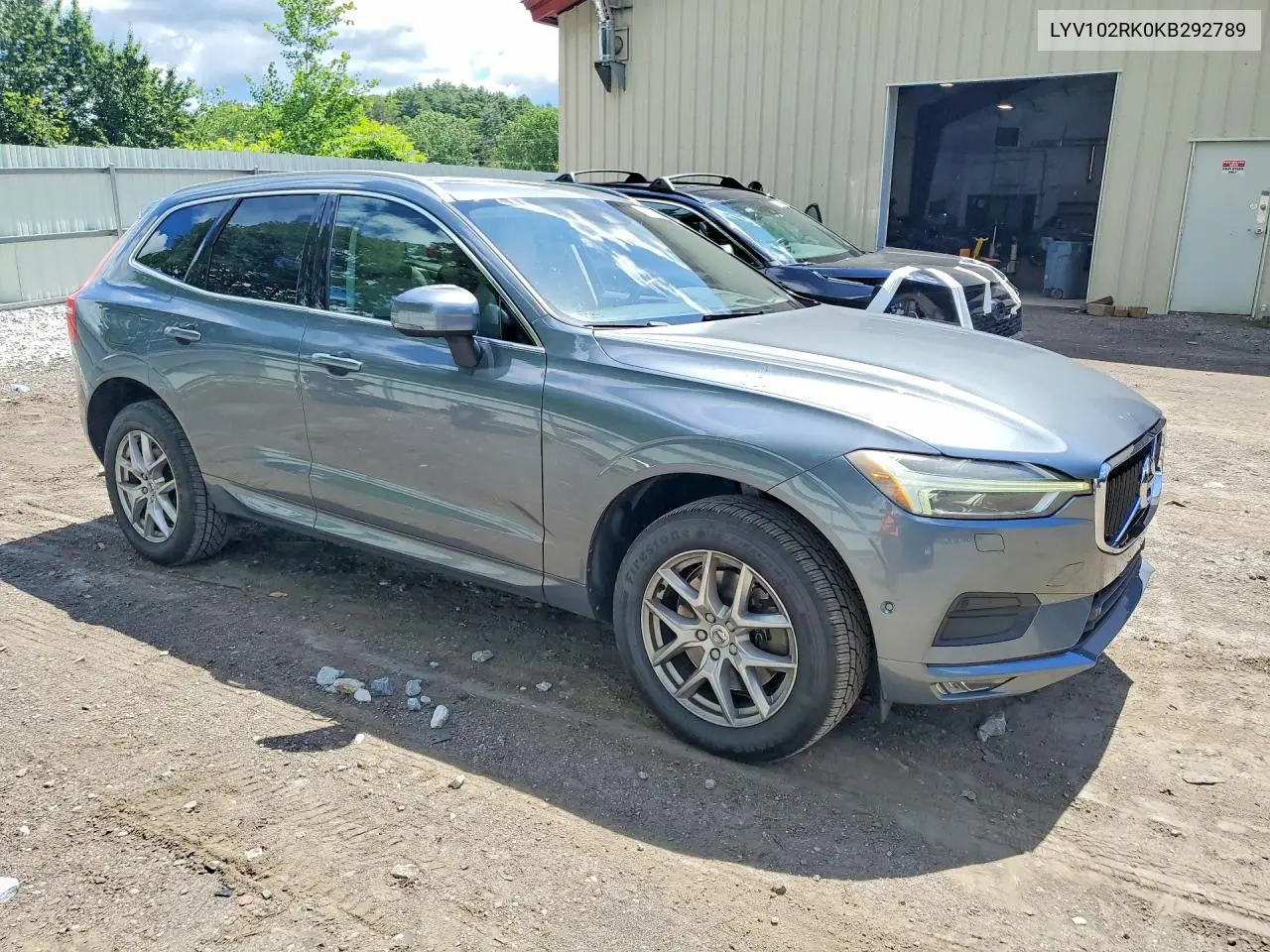2019 Volvo Xc60 T5 VIN: LYV102RK0KB292789 Lot: 58574456