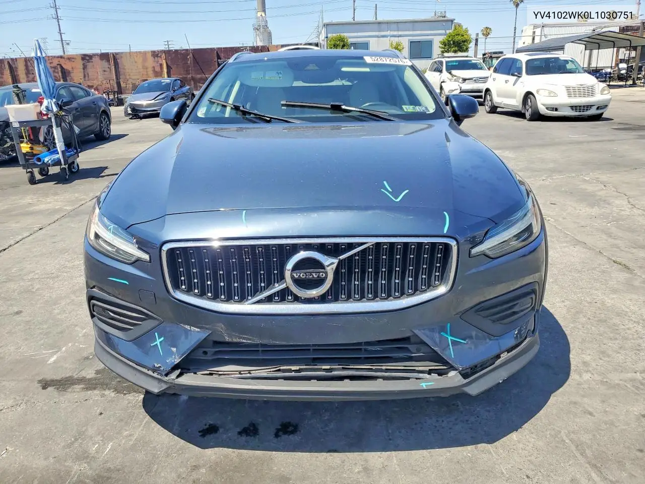 2020 Volvo V60 Cross Country T5 Momentum VIN: YV4102WK0L1030751 Lot: 52872576